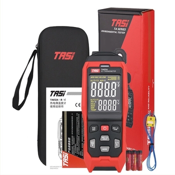 Teanz TA612C τετρακαναλικός επαφικός θερμόμετρο με επιφανειακή θερμοεπαφή για καλούπια (τύποι K, J)