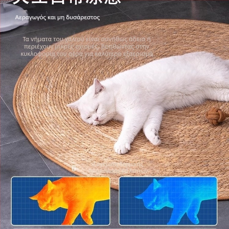 Κουκούλι γάτας για όλες τις εποχές — χαλάκι για γάτες και δάπεδο κλουβιού (Υλικό: Άλλα; Προέλευση: Άλλα; Κατηγορία προϊόντος: Μαξιλάρι καθίσματος; Κατάλληλο για: Γάτες)