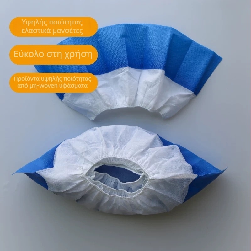 Xianzhibo Κάλυμματα παπουτσιών από CPE, με ημι-κάλυμμα, προστασία από σκόνη, 50 τεμάχια ανά συσκευασία