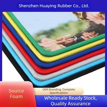 Διαφημιστικό μαξιλαράκι για ποντίκι με στήριγμα καρπού, φυσικός καουτσούκ, μονόπλευρο, αντιολισθητικό, μεταφορά θερμότητας, εκτύπωση λογότυπου διαθέσιμη