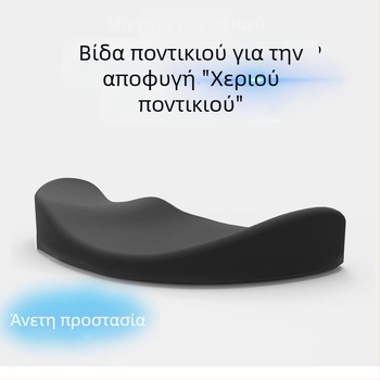 Μικρό μαξιλαράκι καρπού για ποντίκι από ρητίνη, μονοπλεύρη κατασκευή με έγχυση, δυνατότητα εκτύπωσης λογοτύπου, OEM παραμετροποίηση