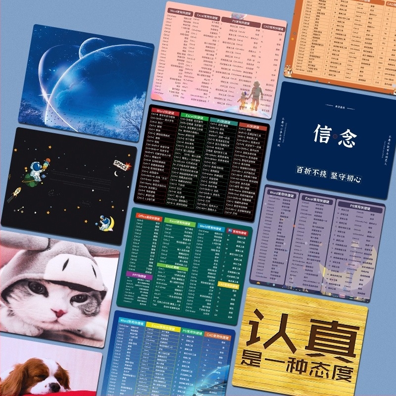 Pad ποντικιού από ύφασμα, αντιολισθητικό, μονοπλευρη, επιφάνεια γραφείου