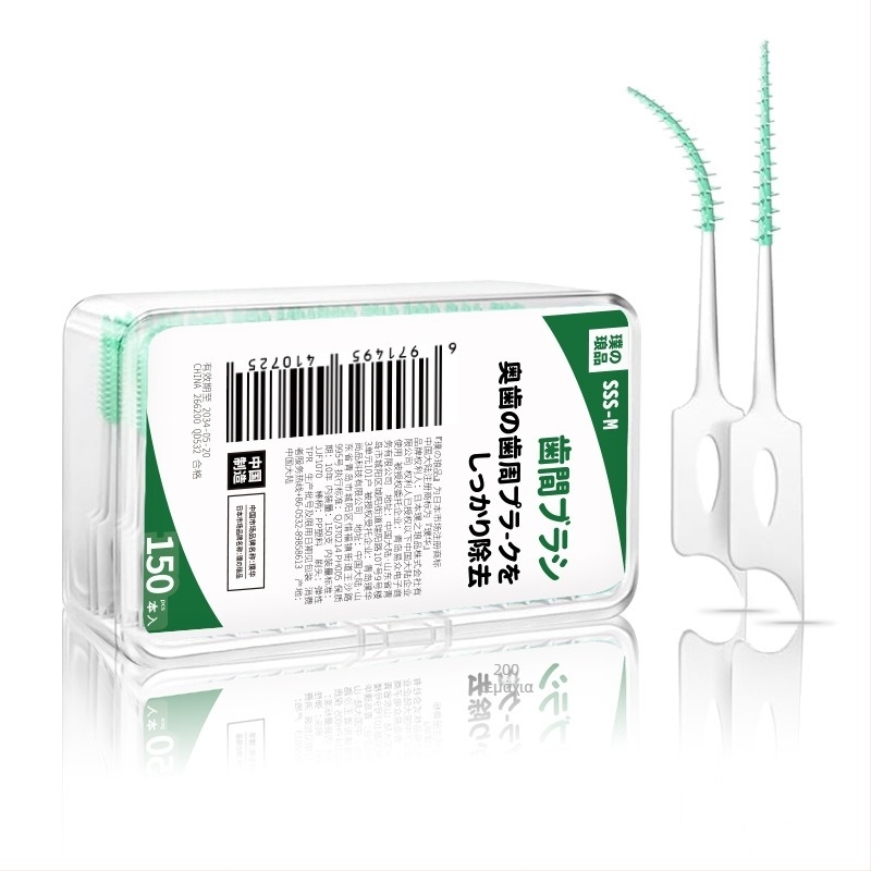 Μεσοδόντια βούρτσα, Ι-σχήματος ευθεία διάκενο, μαλακό μοντέλο βούρτσας, 20 τεμάχια ανά κουτί