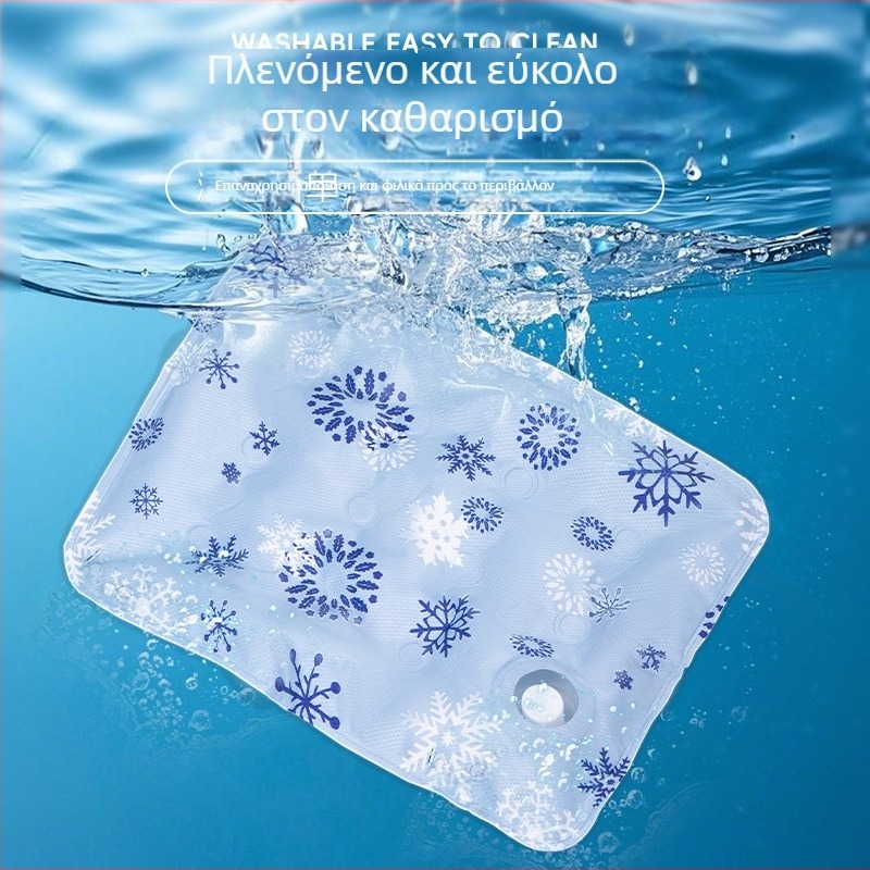 Ψυχόμενη υπόστρωμα για γάτες, υφασμάτινο μαξιλάρι με γέλη πάγου, μαξιλάρι καθίσματος για γάτες, μάρκα Cute to all living beings