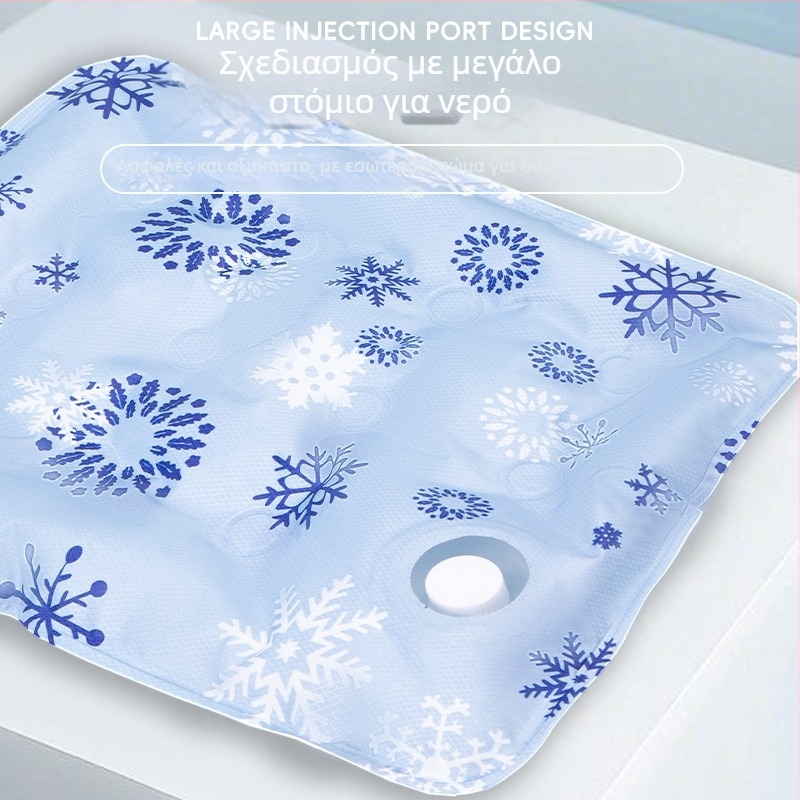 Ψυχόμενη υπόστρωμα για γάτες, υφασμάτινο μαξιλάρι με γέλη πάγου, μαξιλάρι καθίσματος για γάτες, μάρκα Cute to all living beings