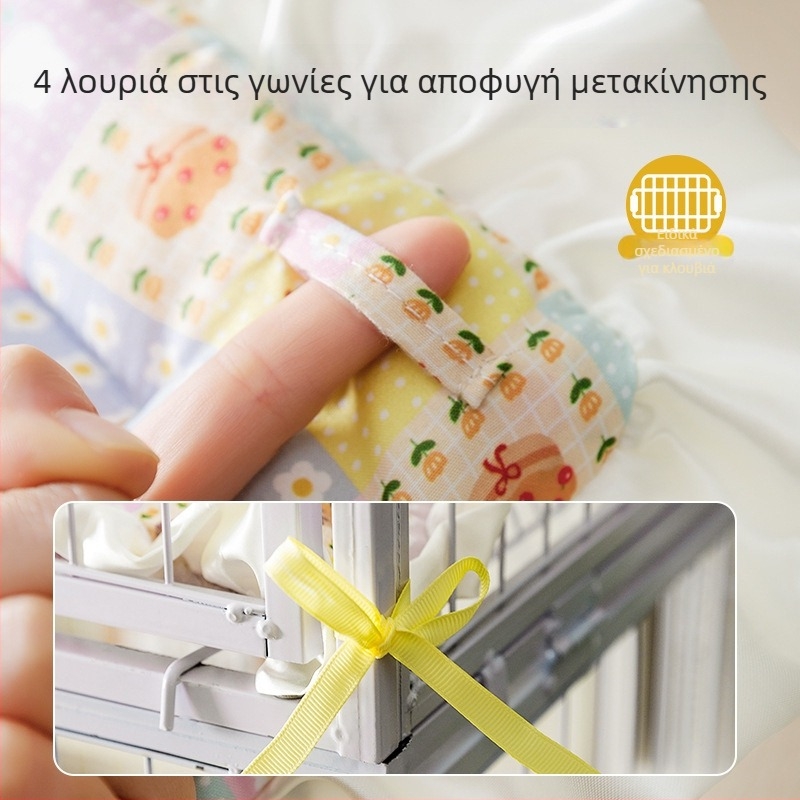 Βαμβακερό μαξιλάρι για κλουβί γάτας και σκύλου – για όλες τις εποχές, κατάλληλο για κλουβιά γάτας και σκύλου, μάρκα Favorite