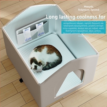 Φωλιά γάτας – αναπνεύσιμο ύφασμα, για καλοκαίρι και άνοιξη, εσωτερική χρήση, διαθέσιμη προσαρμογή