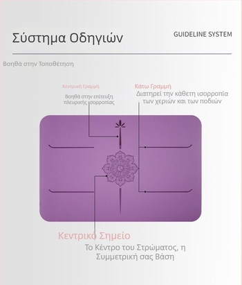 Μίνι γιόγκα χαλάκι PU φυσικού καουτσούκ με υποστήριξη χεριού και αντιολισθητική επιφάνεια για διαλογισμό, 40×60 εκ