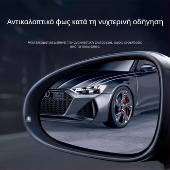 Φιλμ αδιάβροχο για καθρέφτη αυτοκινήτου - υλικό PET, ισχυρή κόλλα, ανθεκτικό στο νερό, μοντέλο 7