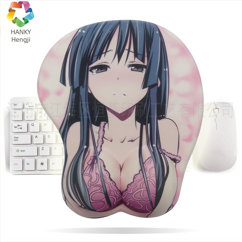 KM-320 Μαξιλαράκι καρπού για ποντίκι από σιλικόνη, μονόπλευρο, στήριξη καρπού, χύτευση με έγχυση