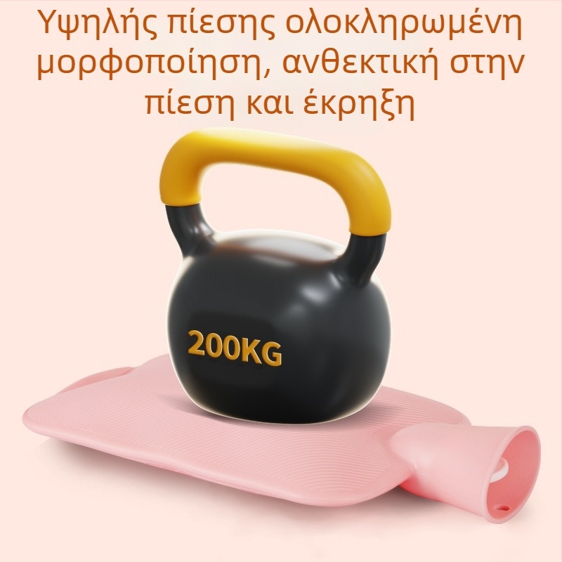Μπουκάλι ζεστού νερού από PVC υψηλής πυκνότητας, θέρμανση με έγχυση νερού, για χέρια, πόδια και κοιλιά, βάρος 180 g
