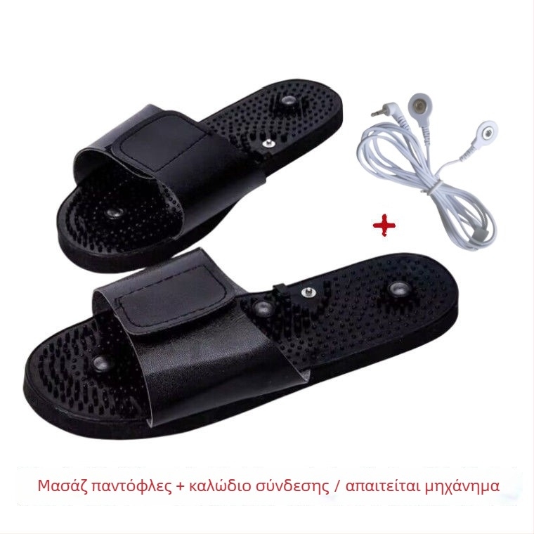 Πέδιλα μασάζ ποδιών με μασάζ σημείων βελονισμού, τροφοδοσία USB/AC, έλεγχος με καλώδιο χειρός, μηχανική λειτουργία