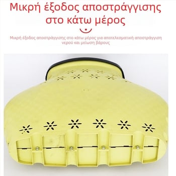 Πλαστικό υφασμένο καλάθι ψαριών με πλωτό ανάποδο δίχτυ για υπαίθριο ψάρεμα