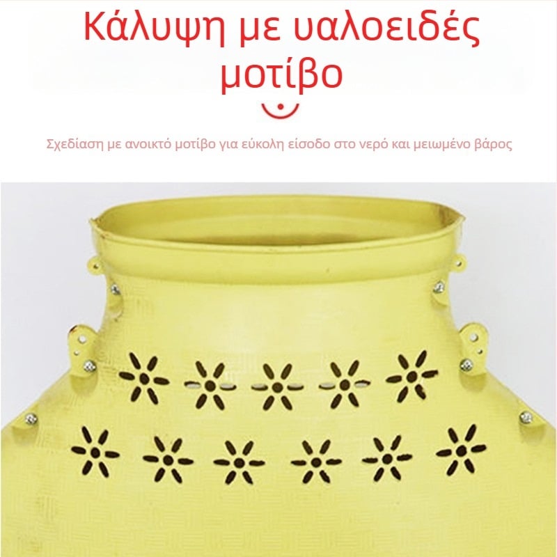 Πλαστικό υφασμένο καλάθι ψαριών με πλωτό ανάποδο δίχτυ για υπαίθριο ψάρεμα