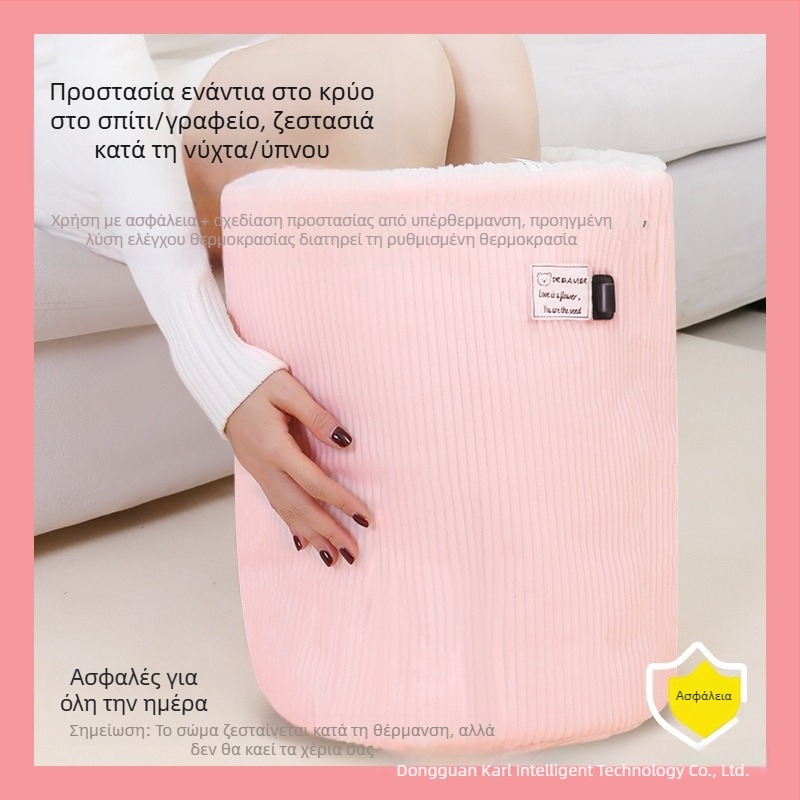 Xiangfutang Unisex παντόφλες θέρμανσης με πολυσημεία θέρμανσης, USB τροφοδοσία, πάνω μέρος από ύφασμα και σόλα