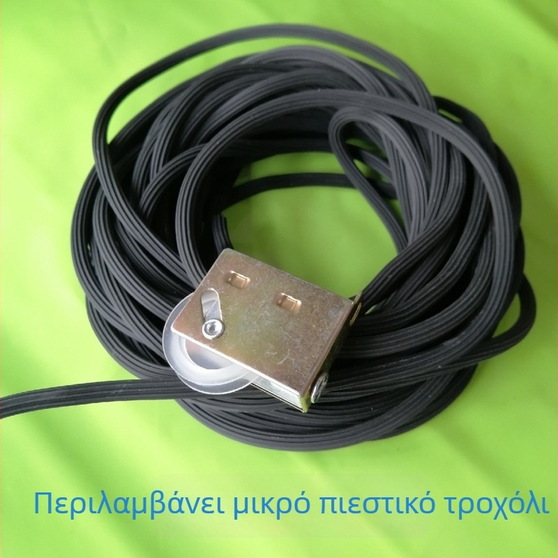 Λωρίδα σφραγίσεως για διχτυωτό παράθυρο κατά των κουνουπιών, κενό καουτσούκ, 4–6 mm, με κύλινδρο πίεσης