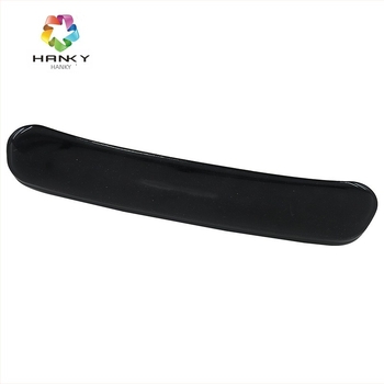 HANKY H-216 Μαξιλαράκι καρπού για πληκτρολόγιο – Δέρμα + Σιλικόνη + PU βάση, Προστασία καρπού, Εγχυτική μορφοποίηση, Μικρό μαξιλαράκι, Εκτύπωση λογότυπου δυνατή, OEM παραμετροποίηση