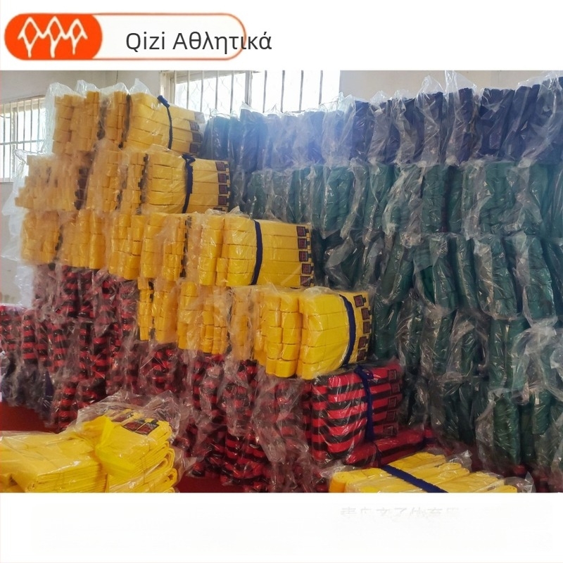 Ζώνη Ταε Κβοντό, βαμβακερή ζώνη με ρίγες, ανοχή 1-2 εκ., κατάλληλη για προπονήσεις και αγώνες
