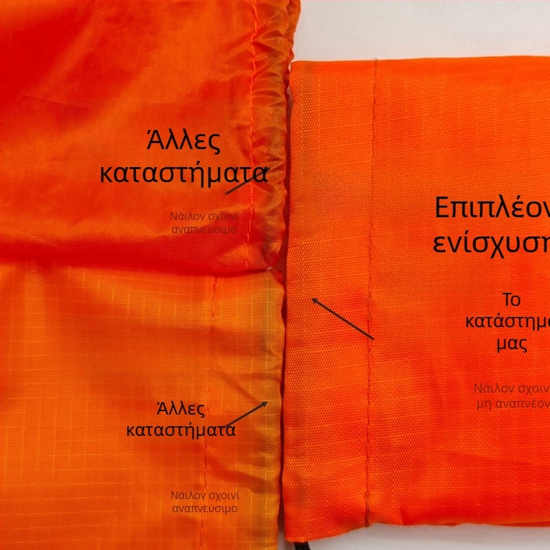 Υπαίθριος επείγων υπνόσακος με επένδυση από PE-αλουμινόφυλλο, ύφασμα και γέμισμα από PE-αλουμινόφυλλο· παχύτερη κατασκευή (Κωδικός προϊόντος: Thickened sleeping bag)