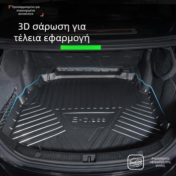 TPV πατάκι πορτ-μπαγκάζ με υφή ανθρακονήματος για Huawei Aito M5/M7/M8/M9 – αδιάβροχο και ανθεκτικό στη φθορά