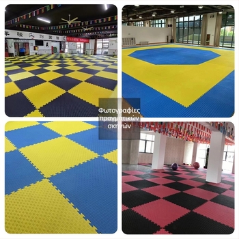 Taekwondo δάπεδο από EVA αφρό με αλληλοσυνδεόμενα πάνελ, αντιολισθητικό και απορροφητικό κραδασμών για μαχητικές τέχνες και γυμναστήριο