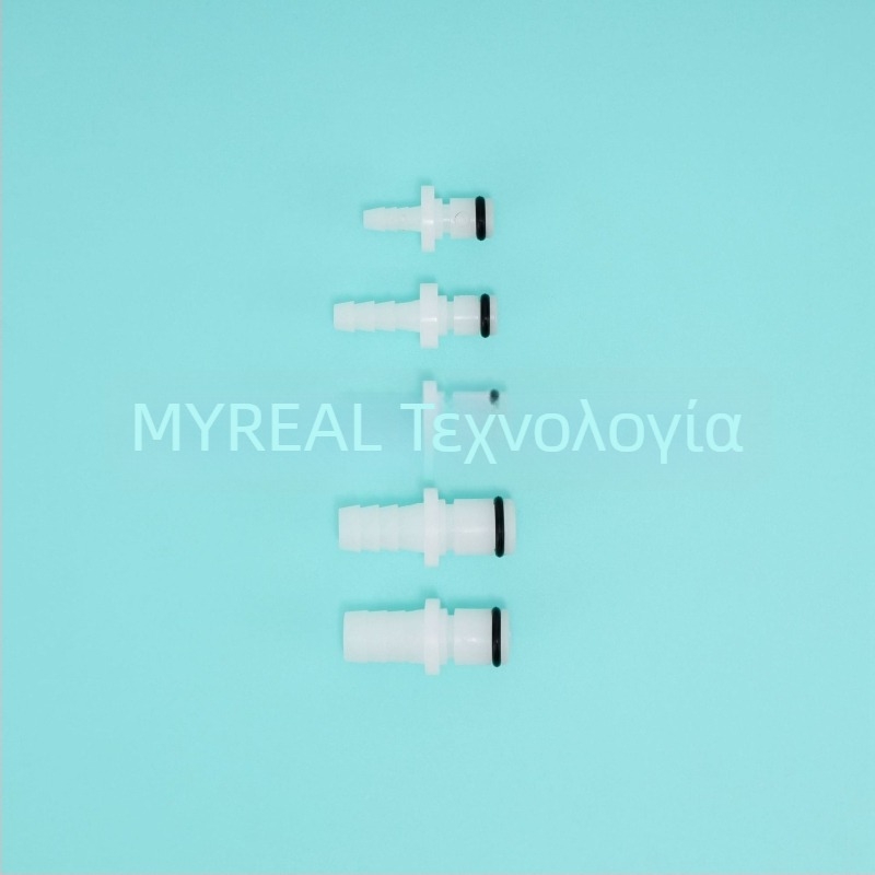 MJ CPC τύπου γρήγορου συνδετήρα με βαλβίδα ελέγχου, πλαστικό POM, EPDM δακτύλιος στεγανοποίησης, για συσκευές ομορφιάς