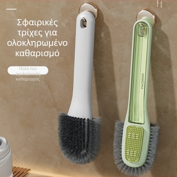 Βούρτσα για παπούτσια με διπλές τρίχες για απολύμανση, μοντέρνος μινιμαλιστικός σχεδιασμός (Προέλευση: Zhejiang, Jinhua; Επεξεργασία και εξατομίκευση: Ναι)