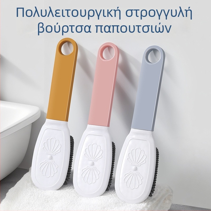 Σετ βουρτσών πλύσης για οικιακή χρήση, με ευέλικτες τρίχες, μακριά λαβή, ήπιο στις επιφάνειες, πολυλειτουργικό