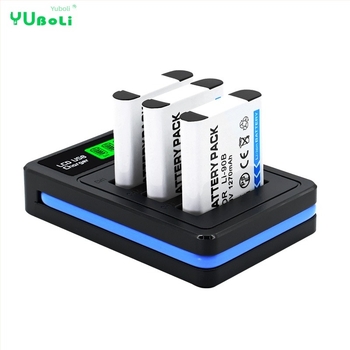 Φορτιστής γραφείου LI-90B DB-110 – 3-θέσεων universal φορτιστής για μπαταρίες Olympus, με Διασύνδεση Type-C