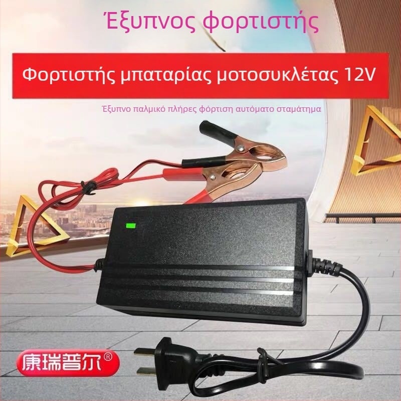 Έξυπνος φορτιστής μπαταρίας σκούτερ 12V, συμβατός με μπαταρία 12/20Ah, σειρά 0111, είσοδος DC12V, έξοδος DC14V 1.25A, CNAS πιστοποίηση