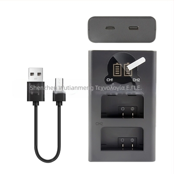 RINGTEAM DL-FW50 USB φορτιστής διπλής θύρας για μπαταρίες NP-FW50, συμβατός με Sony A7M2, A7S II και A6500