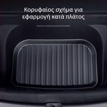 Tesla Model 3/Y εμπρός και πίσω χαλιά πορτ-παγκάζ – TPE, ειδικά για το μοντέλο, χωρίς λογότυπο