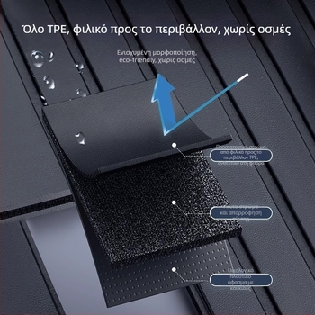 Tesla Model 3/Y εμπρός και πίσω χαλιά πορτ-παγκάζ – TPE, ειδικά για το μοντέλο, χωρίς λογότυπο