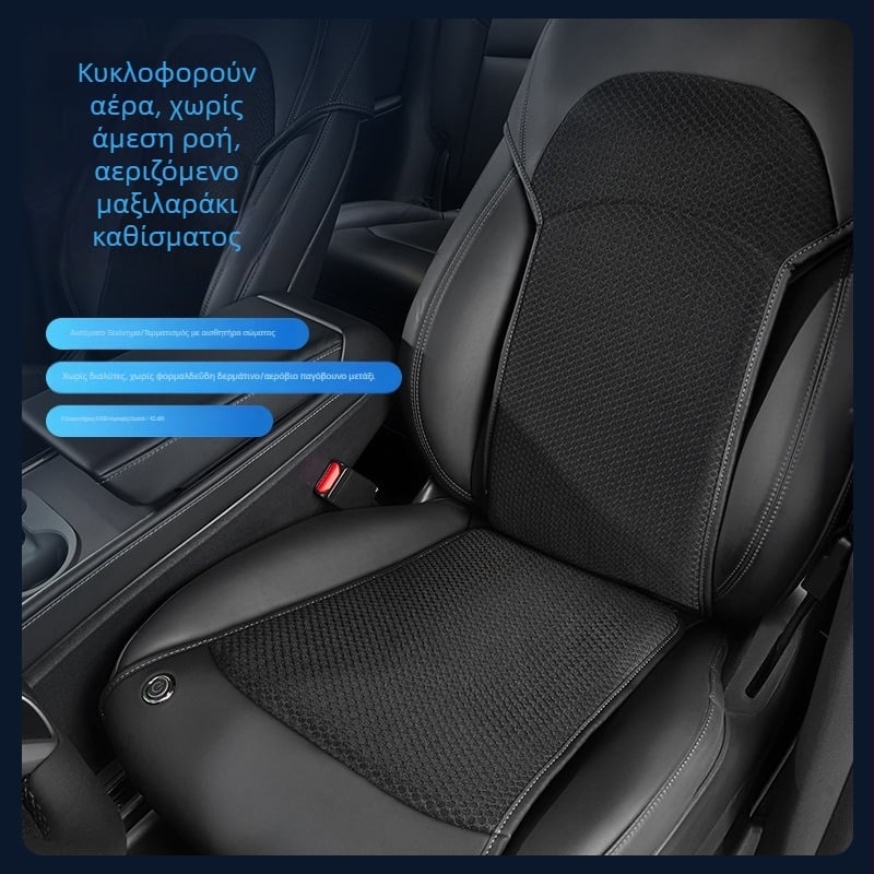 Αεριζόμενη μαξιλαροθήκη καθίσματος για Tesla Model 3/Y, Ice Silk επιφάνεια, μάρκα Tanada