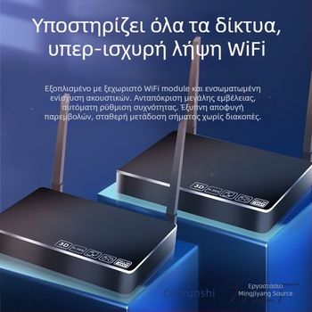 Android TV Box με έξοδο 4K, Bluetooth και διπλής ζώνης Wi-Fi, 128 MB RAM