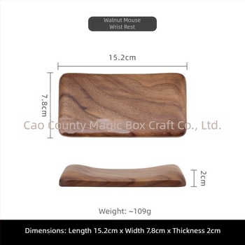 Ξύλινο μαξιλαράκι καρπού για μηχανικό πληκτρολόγιο και ποντίκι – μονόπλευρη υποστήριξη παλάμης, μαξιλαράκι χεριού, δυνατότητα εκτύπωσης λογότυπου