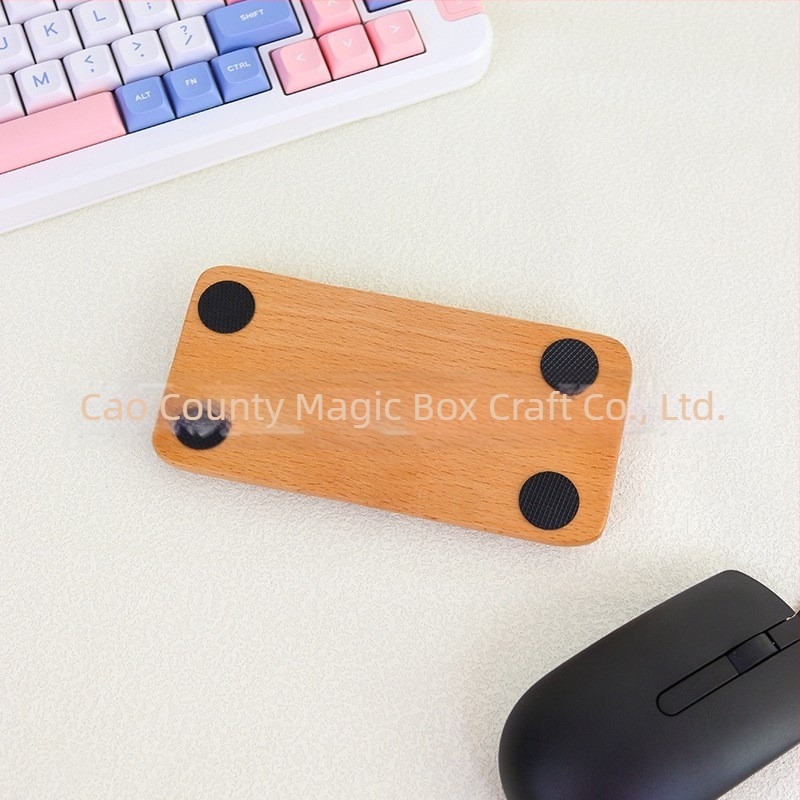 Ξύλινο μαξιλαράκι καρπού για μηχανικό πληκτρολόγιο και ποντίκι – μονόπλευρη υποστήριξη παλάμης, μαξιλαράκι χεριού, δυνατότητα εκτύπωσης λογότυπου