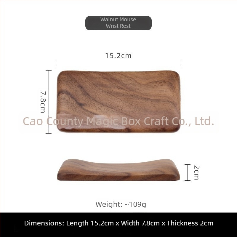 Ξύλινο μαξιλαράκι καρπού για μηχανικό πληκτρολόγιο και ποντίκι – μονόπλευρη υποστήριξη παλάμης, μαξιλαράκι χεριού, δυνατότητα εκτύπωσης λογότυπου