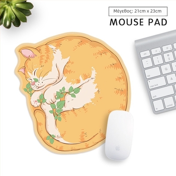 Pad ποντικιού με φυσική καουτσούκ επιφάνεια, αντιολισθητικό, μονόπλευρη, εκτύπωση με θερμική μεταφορά, λογότυπο συμπεριλαμβάνεται