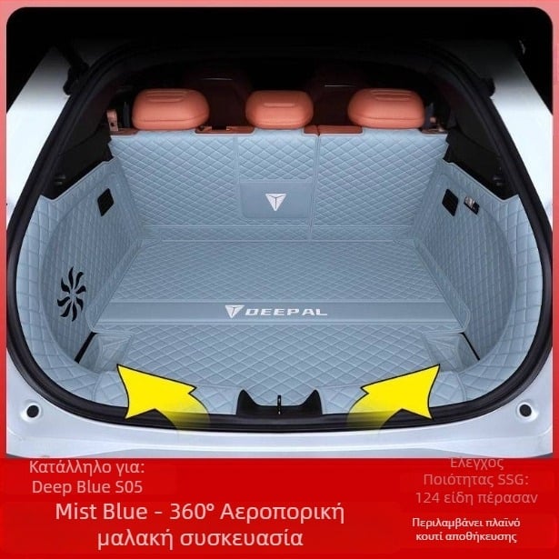 Κάλυμμα πορτ-μπαγκάζ πίσω για Changan Deep Blue S05 με περιμετρική διακόσμηση εσωτερικού