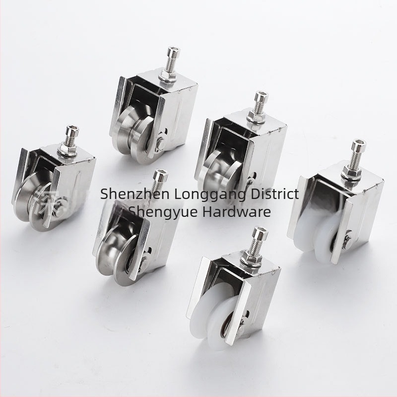 Shengyue Ανοξείδωτο ατσάλι Ρυθμιζόμενος τροχός οδηγού για συρόμενες πόρτες, για αυτοματισμούς