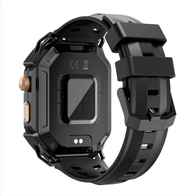Himacom Έξυπνο ρολόι, συμβατό με Android, κλήσεις Bluetooth, οθόνη TFT, μαγνητική φόρτιση, μη αδιάβροχο