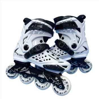 Ρόλερ πάτίνια ενηλίκων - unisex inline με PVC επάνω μέρος, PU ρόδες, μονοσειρά σχεδίαση, σόλα από τένοντα βοείου