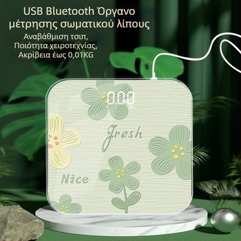Έξυπνη Bluetooth ψηφιακή ζυγαριά σωματικού λίπους για ενήλικες, οικιακή χρήση