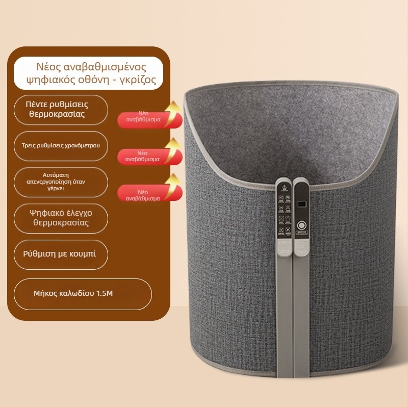 Hongniu Παντόφλες θέρμανσης ποδιών USB, Unisex, γούνινο επάνω μέρος, σόλα πολυεστέρα