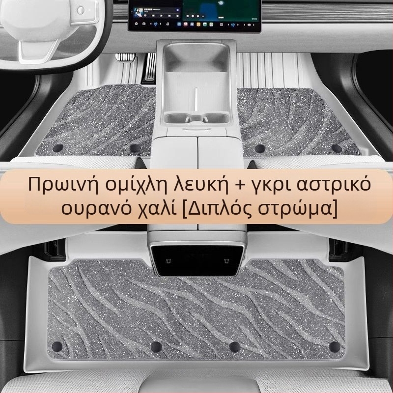 Tesla Model 3 και Model Y – TPE πατάκια δαπέδου αυτοκινήτου με πλήρη κάλυψη, πάχος 3,5 mm, βάρος 6 kg, λατεξ επιθέματα ποδιών
