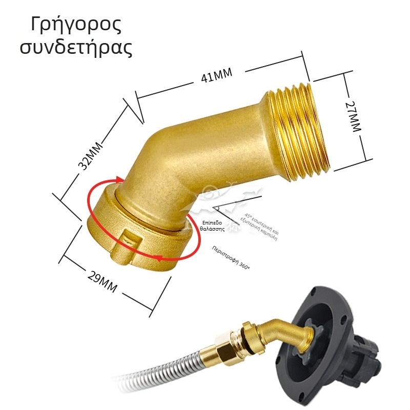 Κάλυμμα δεξαμενής ύδατος για RV (Μάρκα: Labels; Συμβατά μοντέλα: RV μετασκευασμένο αυτοκίνητο/καμπέρ; Υλικό: τροποποιημένο PP; Επεξεργασία: Όχι)