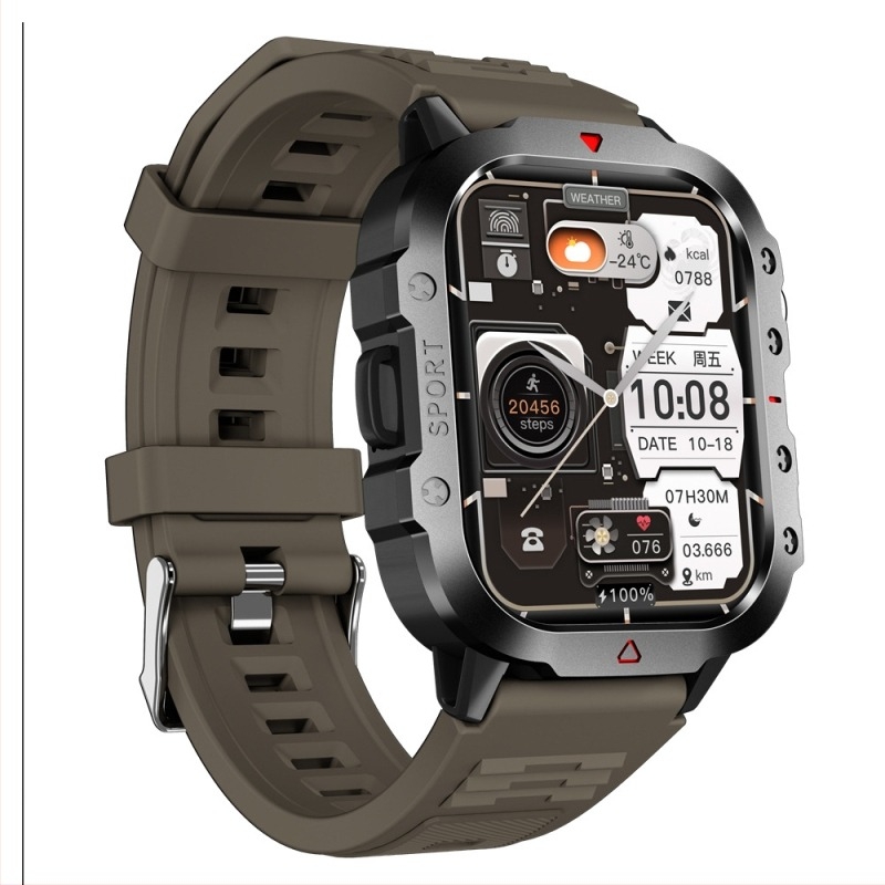 Himacom H11 Smartwatch με φακό, Bluetooth κλήσεις, παρακολούθηση καρδιακού ρυθμού και ύπνου, μέτρηση βημάτων, Android συμβατό