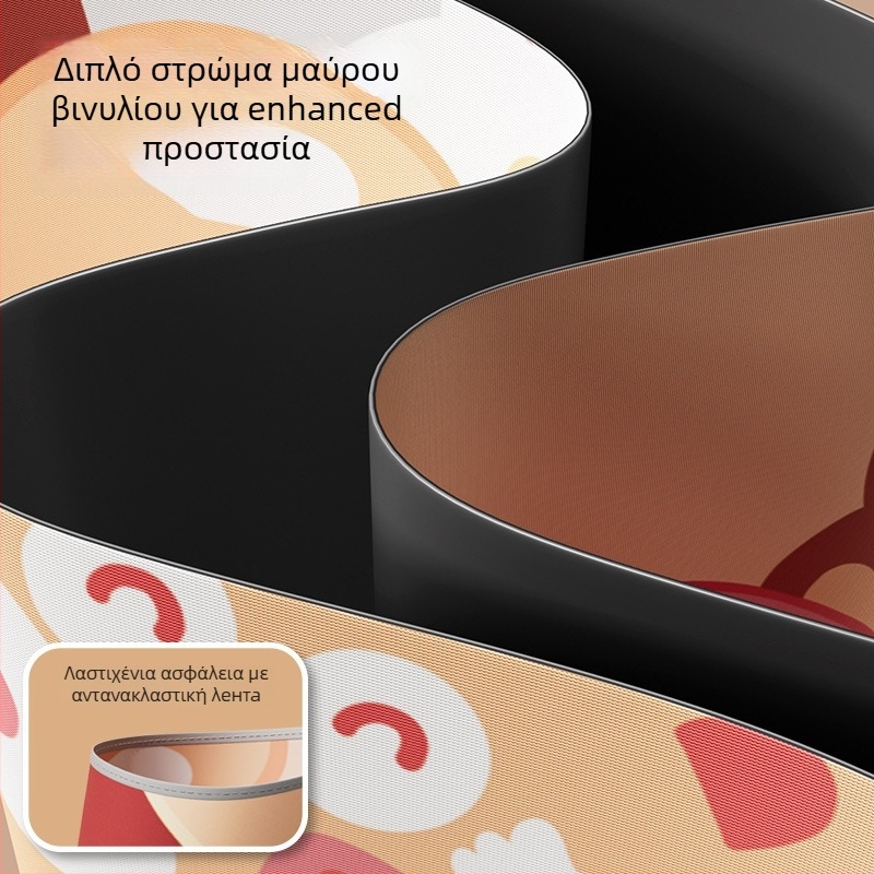 Mu Meng Παιδική ομπρέλα για σχολείο – διπλού στρώματος, για ήλιο και βροχή, 6 ακτίνες αλουμινίου με λαβή, EVA σωλήνας, καρτούν στυλ, μακριά λαβή