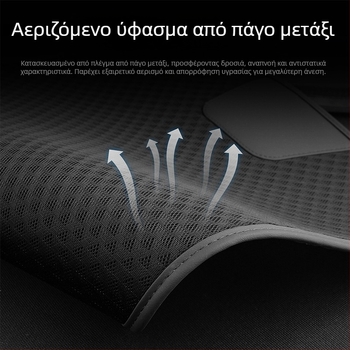 Αεριζόμενη μαξιλαροθήκη καθίσματος αυτοκινήτου με πλάτη – Υλικό: Ice Silk, Μάρκα: n3, Μοντέλο: Car ventilated seat cushion, Προδιαγραφές: Single-chip